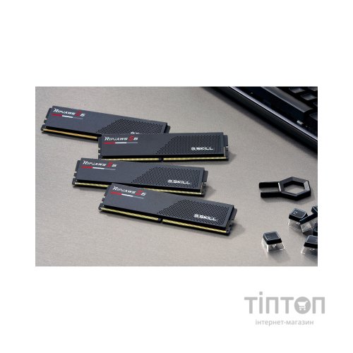 Модуль пам'яті для комп'ютера DDR5 64GB (2x32GB) 6400 MHz Ripjaws S5 G.Skill (F5-6400J3239G32GX2-RS5K)
