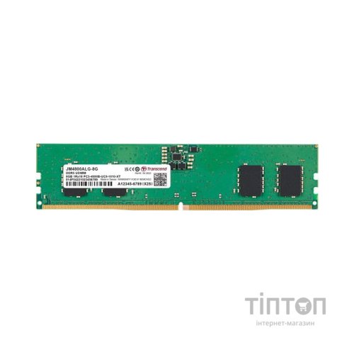 Модуль пам'яті для комп'ютера DDR5 8GB 4800 MHz JetRam Transcend (JM4800ALG-8G)
