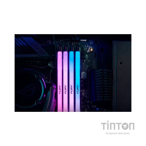 Модуль пам'яті для комп'ютера DDR5 96GB (2x48GB) 6000 MHz Renegade RGB XMP Kingston Fury (ex.HyperX) (KF560C32RSAK2-96)