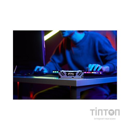 Модуль пам'яті для комп'ютера DDR5 96GB (2x48GB) 6000 MHz Renegade Silver XMP Kingston Fury (ex.HyperX) (KF560C32RSK2-96)