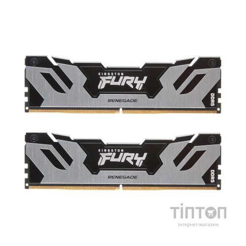 Модуль пам'яті для комп'ютера DDR5 96GB (2x48GB) 6400 MHz Renegade Silver XMP Kingston Fury (ex.HyperX) (KF564C32RSK2-96)