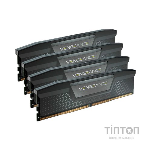 Модуль пам'яті для комп'ютера DDR5 96GB (4x24GB) 5600 MHz Vengeance Black Corsair (CMK96GX5M4B5600C40)
