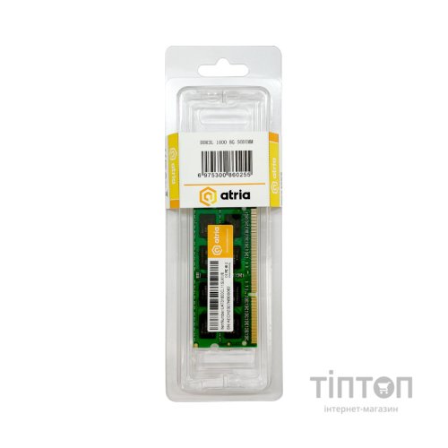 Модуль пам'яті для ноутбука SoDIMM DDR3 8GB 1600 MHz ATRIA (UAT31600CL11SLK1/8)
