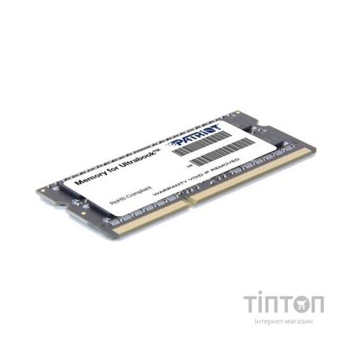 Модуль пам'яті для ноутбука SoDIMM DDR3L 4GB 1600 MHz Patriot (PSD34G1600L2S)