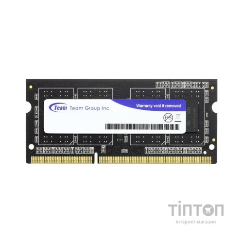 Модуль пам'яті для ноутбука SoDIMM DDR3L 4GB 1600 MHz Team (TED3L4G1600C11-S01)