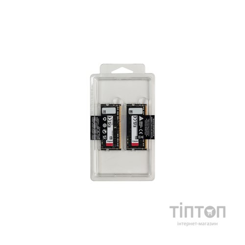 Модуль пам'яті для ноутбука SoDIMM DDR3L 8GB (2x4GB) 1866 MHz Fury Impact Kingston Fury (ex.HyperX) (KF318LS11IBK2/8)