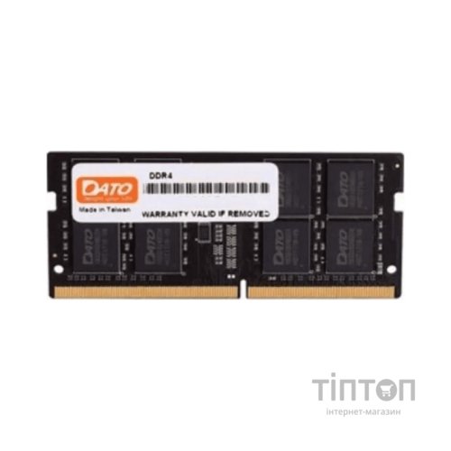 Модуль пам'яті для ноутбука SoDIMM DDR4 16GB 2666 MHz Dato (DT16G4DSDND26)