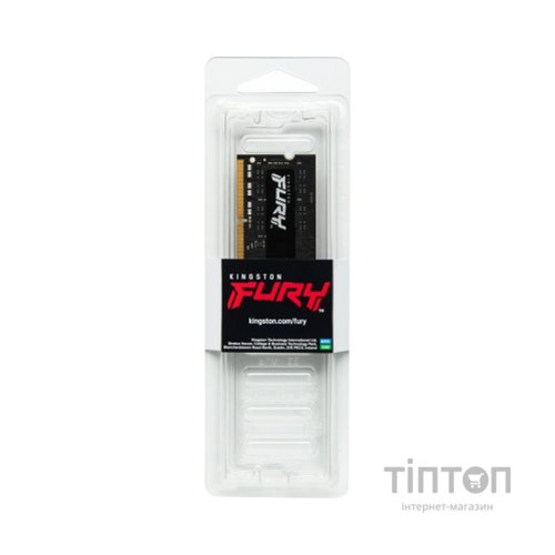 Модуль пам'яті для ноутбука SoDIMM DDR4 16GB 2666 MHz FURY Impact Kingston Fury (ex.HyperX) (KF426S16IB/16)