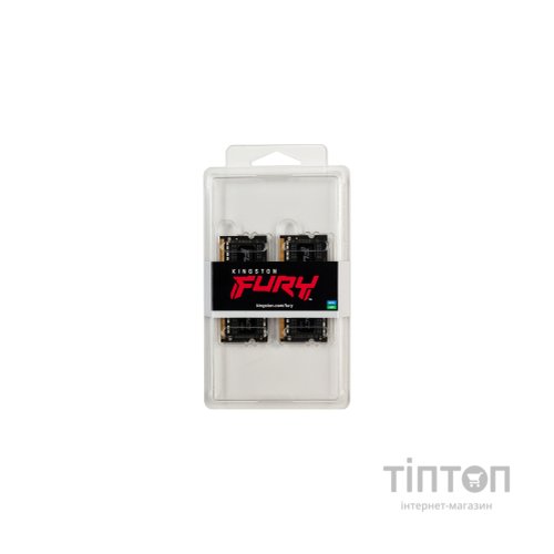 Модуль пам'яті для ноутбука SoDIMM DDR4 16GB (2x8GB) 2666 MHz Fury Impact Kingston Fury (ex.HyperX) (KF426S15IBK2/16)