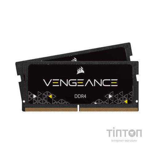Модуль пам'яті для ноутбука SoDIMM DDR4 16GB (2x8GB) 3200 MHz Vengeance Corsair (CMSX16GX4M2A3200C22)