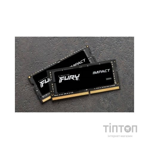 Модуль пам'яті для ноутбука SoDIMM DDR4 16GB 3200 MHz Impact Kingston Fury (ex.HyperX) (KF432S20IB/16)