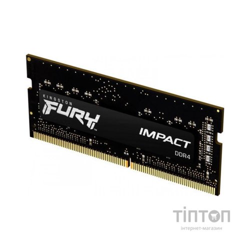 Модуль пам'яті для ноутбука SoDIMM DDR4 16GB 3200 MHz Impact Kingston Fury (ex.HyperX) (KF432S20IB/16)