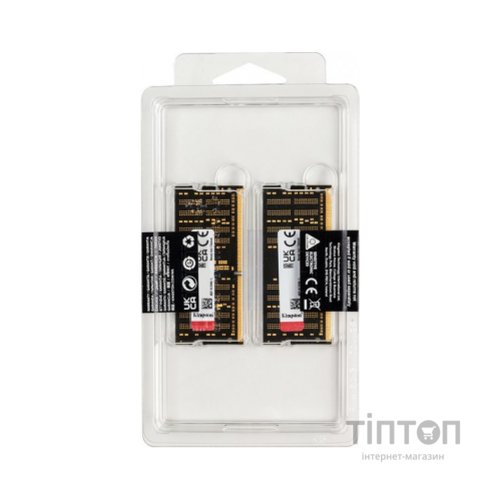 Модуль пам'яті для ноутбука SoDIMM DDR4 32GB (2x16GB) 2666 MHz FURY Impact Kingston Fury (ex.HyperX) (KF426S16IBK2/32)