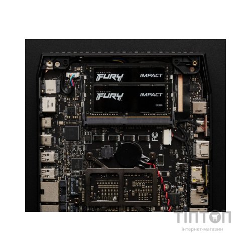 Модуль пам'яті для ноутбука SoDIMM DDR4 32GB (2x16GB) 2666 MHz FURY Impact Kingston Fury (ex.HyperX) (KF426S16IBK2/32)