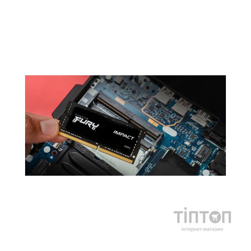 Модуль пам'яті для ноутбука SoDIMM DDR4 32GB (2x16GB) 3200 MHz Impact Kingston Fury (ex.HyperX) (KF432S20IBK2/32)