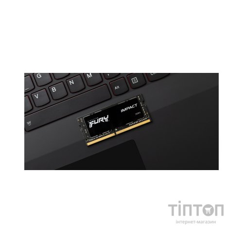 Модуль пам'яті для ноутбука SoDIMM DDR4 32GB (2x16GB) 3200 MHz Impact Kingston Fury (ex.HyperX) (KF432S20IBK2/32)