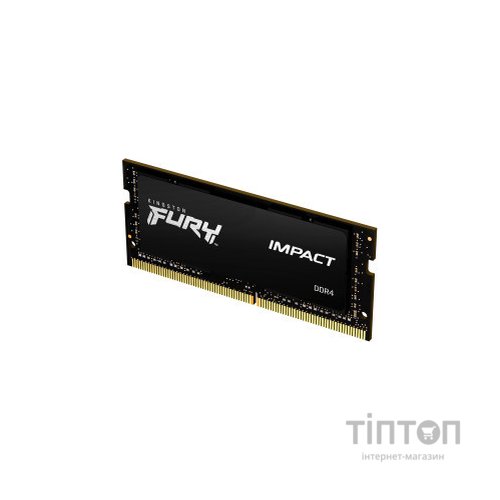 Модуль пам'яті для ноутбука SoDIMM DDR4 32GB 3200 MHz Fury Impact Kingston Fury (ex.HyperX) (KF432S20IB/32)