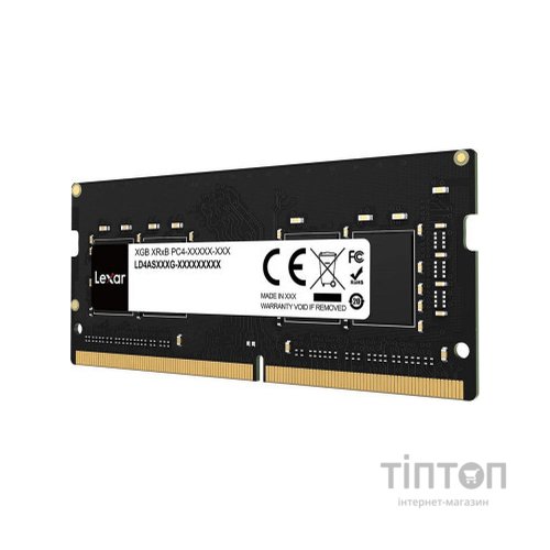 Модуль пам'яті для ноутбука SoDIMM DDR4 32GB 3200 MHz Lexar (LD4AS032G-B3200GSST)