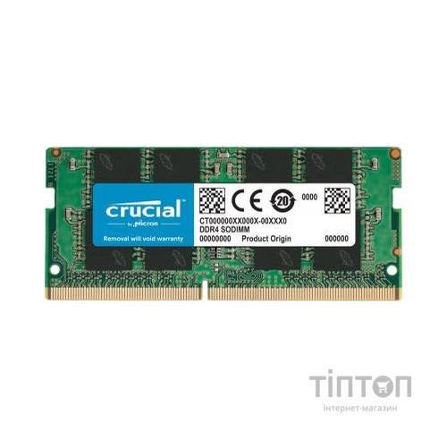 Модуль пам'яті для ноутбука SoDIMM DDR4 32GB 3200 MHz Micron (CT32G4SFD832A)