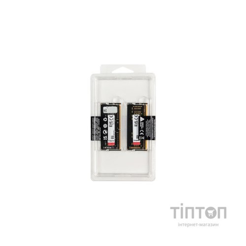 Модуль пам'яті для ноутбука SoDIMM DDR4 64GB (2x32GB) 3200 MHz Fury Impact Kingston Fury (ex.HyperX) (KF432S20IBK2/64)