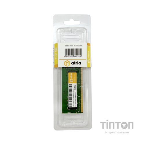 Модуль пам'яті для ноутбука SoDIMM DDR4 8GB 2666 MHz ATRIA (UAT42666CL19SK1/8)