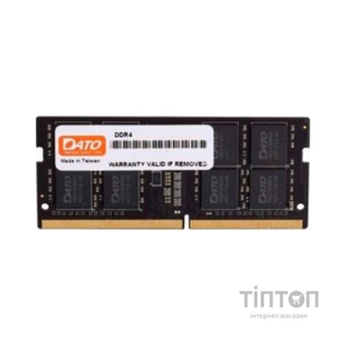 Модуль пам'яті для ноутбука SoDIMM DDR4 8GB 2666 MHz Dato (DT8G4DSDND26)