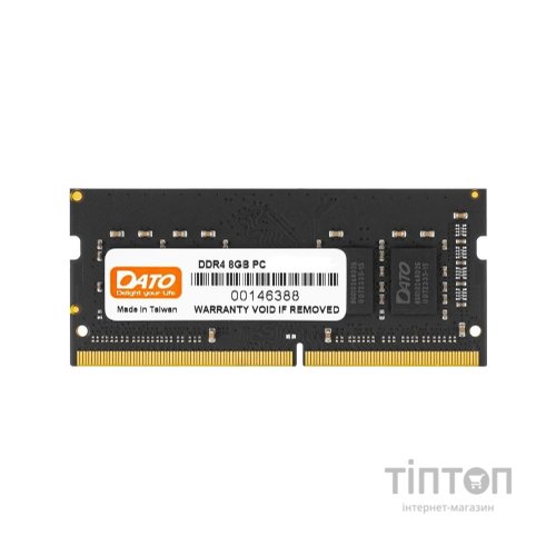 Модуль пам'яті для ноутбука SoDIMM DDR4 8GB 3200 MHz Dato (DT8G4DSDND32)
