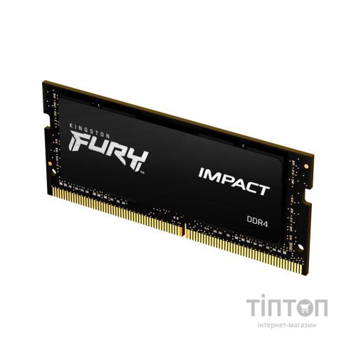 Модуль пам'яті для ноутбука SoDIMM DDR4 8GB 3200 MHz Fury Impact Kingston Fury (ex.HyperX) (KF432S20IB/8)