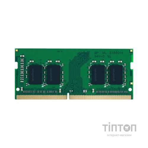 Модуль пам'яті для ноутбука SoDIMM DDR4 8GB 3200 MHz Goodram (GR3200S464L22S/8G)