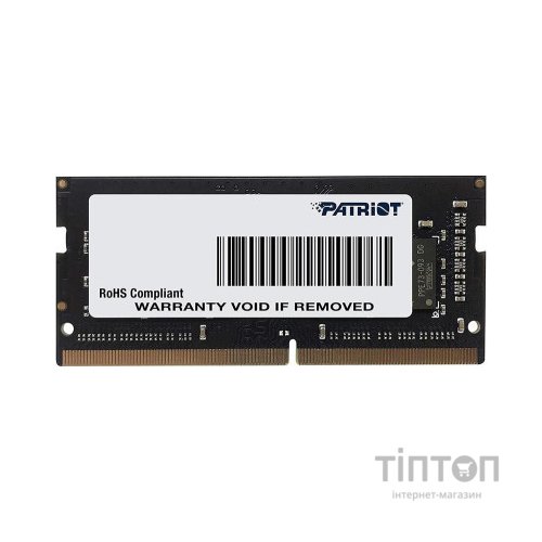 Модуль пам'яті для ноутбука SoDIMM DDR4 8GB 3200 MHz Patriot (PSD48G320081S)