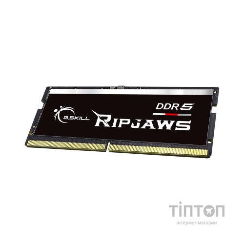 Модуль пам'яті для ноутбука SoDIMM DDR5 16GB 4800 MHz Ripjaws G.Skill (F5-4800S4039A16GX1-RS)