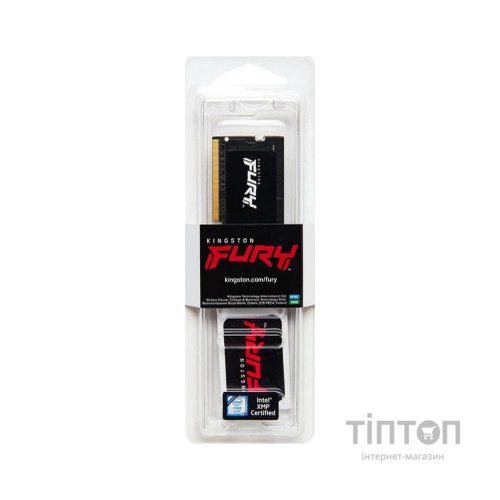 Модуль пам'яті для ноутбука SoDIMM DDR5 16GB 5600 MHz Impact Kingston Fury (ex.HyperX) (KF556S40IB-16)
