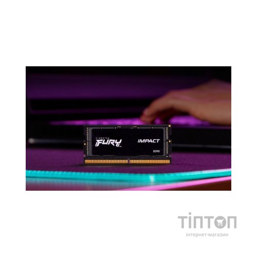 Модуль пам'яті для ноутбука SoDIMM DDR5 16GB 5600 MHz Impact Kingston Fury (ex.HyperX) (KF556S40IB-16)