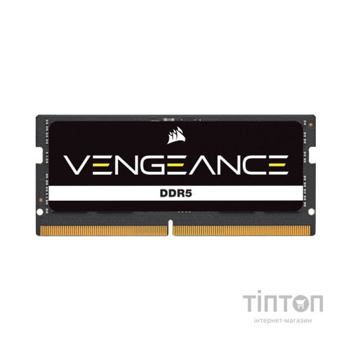 Модуль пам'яті для ноутбука SoDIMM DDR5 16GB 5600 MHz Vengeance Corsair (CMSX16GX5M1A5600C48)