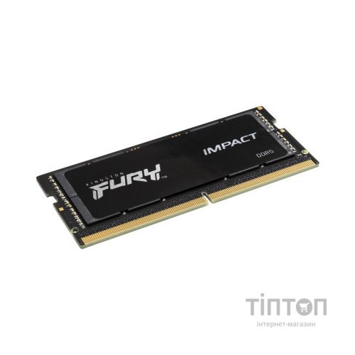 Модуль пам'яті для ноутбука SoDIMM DDR5 16GB 6000 MHz Impact XMP Kingston Fury (ex.HyperX) (KF560S38IB-16)