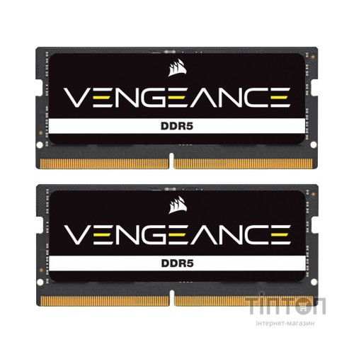 Модуль пам'яті для ноутбука SoDIMM DDR5 32GB (2x16GB) 5600 MHz Vengeance Corsair (CMSX32GX5M2A5600C48)