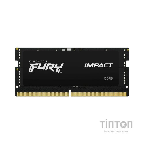 Модуль пам'яті для ноутбука SoDIMM DDR5 32GB 5600 MHz Impact Kingston Fury (ex.HyperX) (KF556S40IB-32)