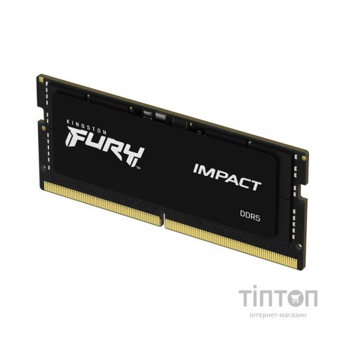 Модуль пам'яті для ноутбука SoDIMM DDR5 32GB 5600 MHz Impact Kingston Fury (ex.HyperX) (KF556S40IB-32)
