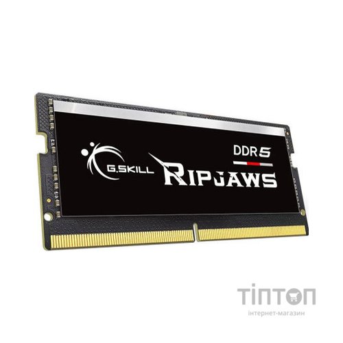Модуль пам'яті для ноутбука SoDIMM DDR5 32GB 5600 MHz Ripjaws G.Skill (F5-5600S4645A32GX1-RS)