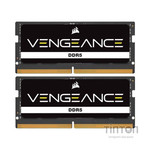 Модуль пам'яті для ноутбука SoDIMM DDR5 64GB (2x32GB) 4800 MHzPro Overclocking Corsair (CMSX64GX5M2A4800C40)