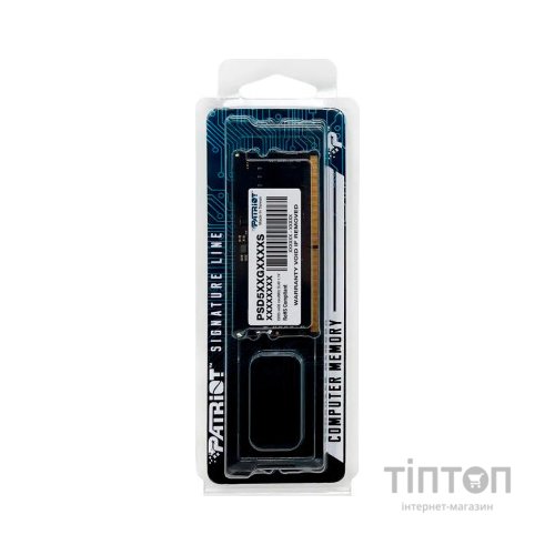 Модуль пам'яті для ноутбука SoDIMM DDR5 8GB 4800 MHz Patriot (PSD58G480041S)