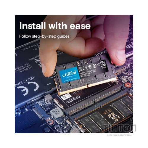 Модуль пам'яті для ноутбука SoDIMM DDR5 8GB 5200 MHz Micron (CT8G52C42S5)