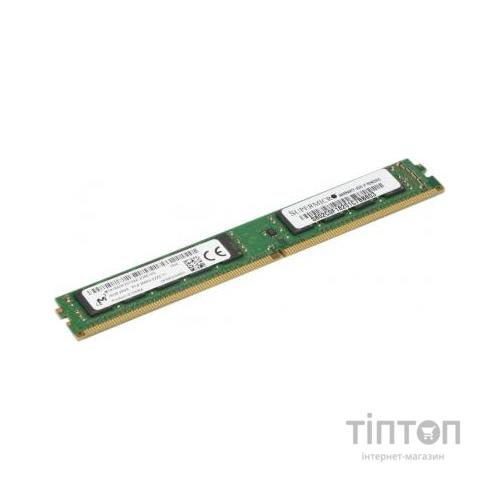 Модуль пам'яті для сервера DDR4 16GB ECC UDIMM 2666MHz 2Rx8 1.2V CL19 VLP Micron (MTA18ADF2G72AZ-2G6E1)