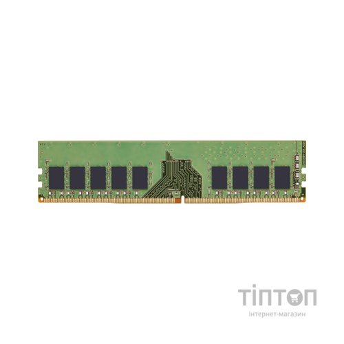 Модуль пам'яті для сервера DDR4 16GB ECC UDIMM 3200MHz 1Rx8 1.2V CL22 Kingston (KSM32ES8/16MF)