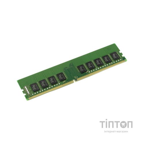 Модуль пам'яті для сервера DDR4 8GB ECC UDIMM 2666MHz 1Rx8 1.2V CL19 Kingston (KSM26ES8/8HD)