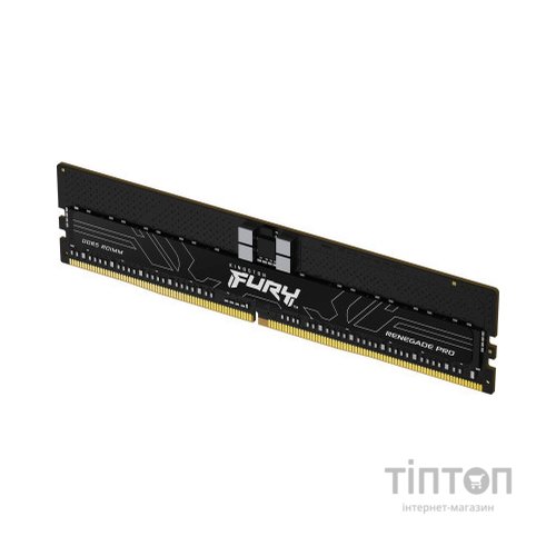 Модуль пам'яті для сервера Kingston 128GB 6000MT/s DDR5 ECC Reg CL32 DIMM (Kit of 4) FURY Renegade Pro EXPO (KF560R32RBEK4-128)