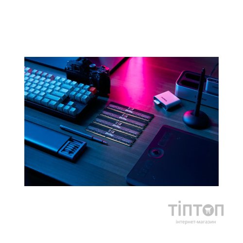 Модуль пам'яті для сервера Kingston 128GB 6000MT/s DDR5 ECC Reg CL32 DIMM (Kit of 4) FURY Renegade Pro EXPO (KF560R32RBEK4-128)