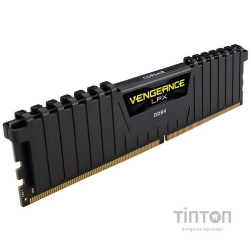 Модуль пам'яті для комп'ютера DDR4 64GB (2x32GB) 3600 MHz Vengeance LPX Black Corsair (CMK64GX4M2D3600C18)