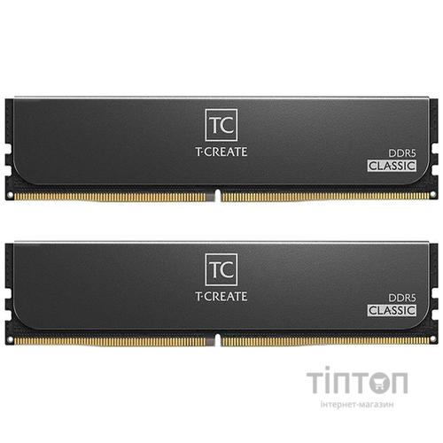 Модуль памяти DDR5 2x16GB/5600 Team T-Create Classic 10L Black (CTCCD532G5600HC46DC01)