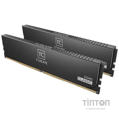 Модуль памяти DDR5 2x16GB/5600 Team T-Create Classic 10L Black (CTCCD532G5600HC46DC01)